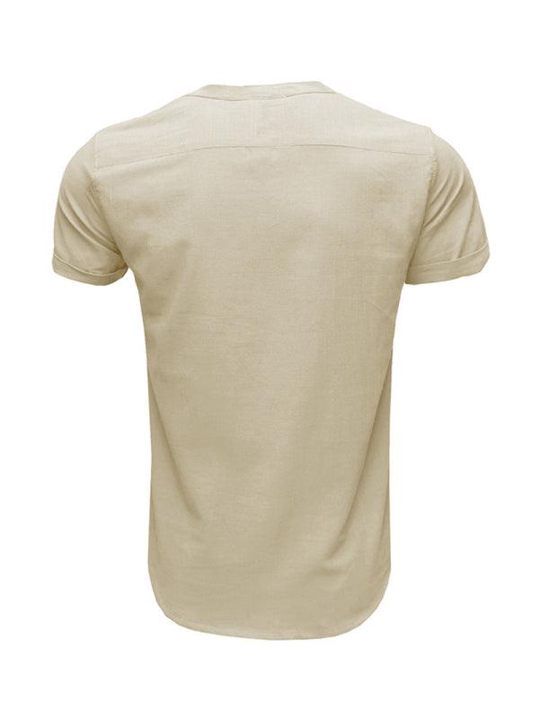 Buttoned Linen Shirt for Men - Shirt - LeStyleParfait Kenya