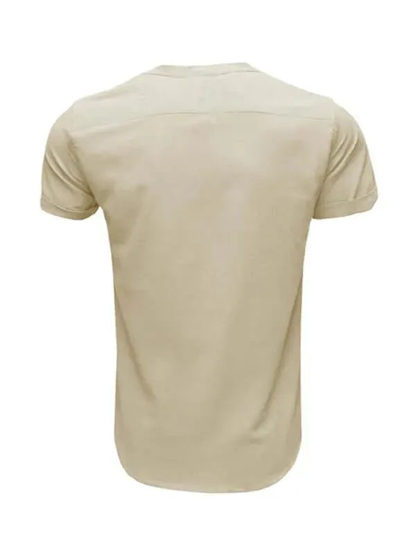 Buttoned Linen Shirt for Men - Linen Shirt - LeStyleParfait