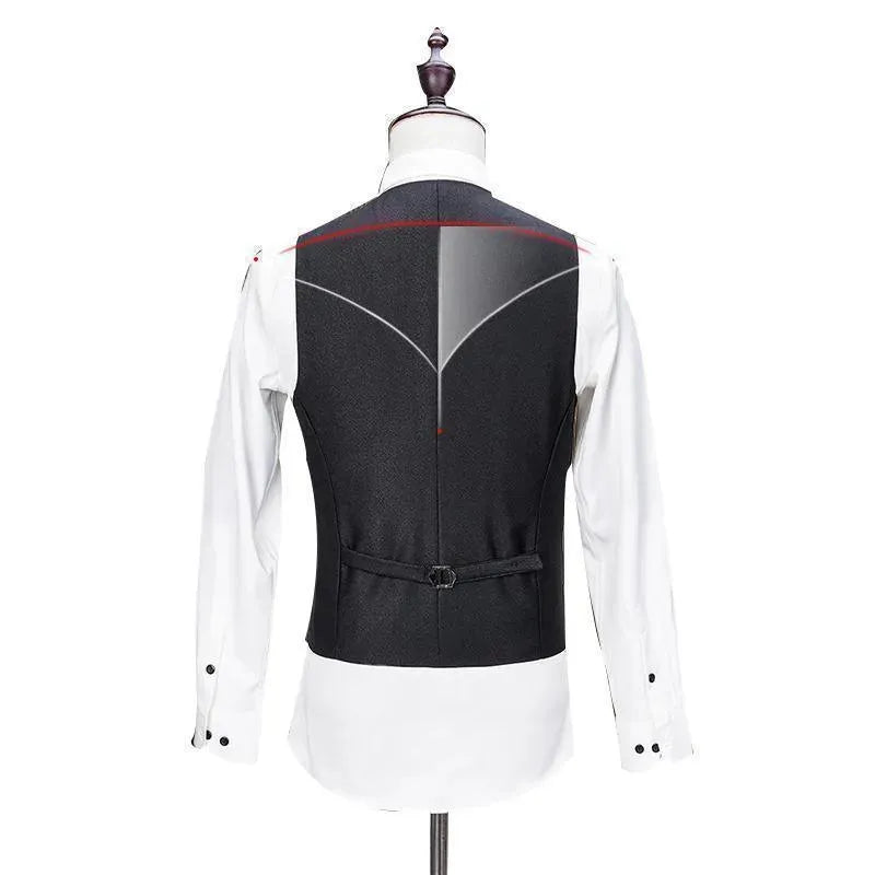 Caine Business Style Three Piece Suit - Three Piece Suit - LeStyleParfait