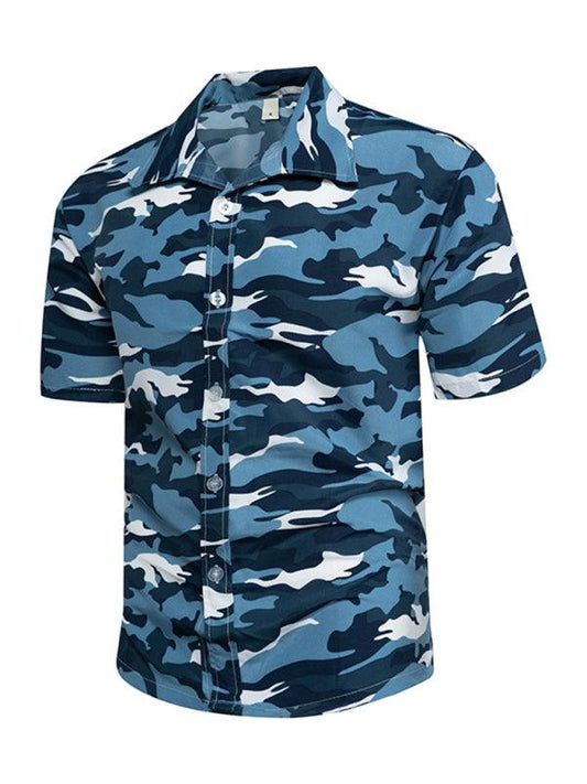 Camouflage Short Sleeve Shirt - Shirt - LeStyleParfait Kenya