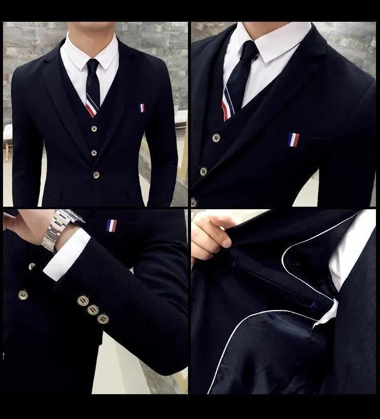 Candy Color Three Piece Suit - Three Piece Suit - LeStyleParfait