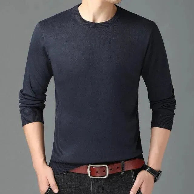 Casual Crewneck Men Sweaters - Pullover Sweater - LeStyleParfait