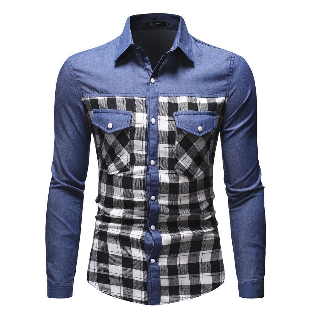 Casual Denim Shirt For Men - Shirt - LeStyleParfait Kenya