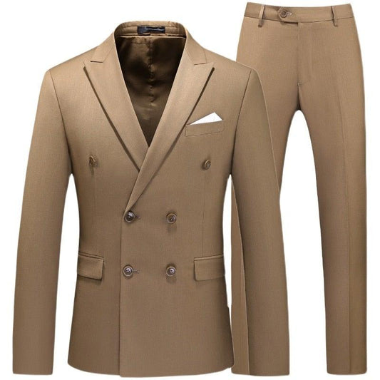Casual Double Breasted Suit - Suit - LeStyleParfait Kenya