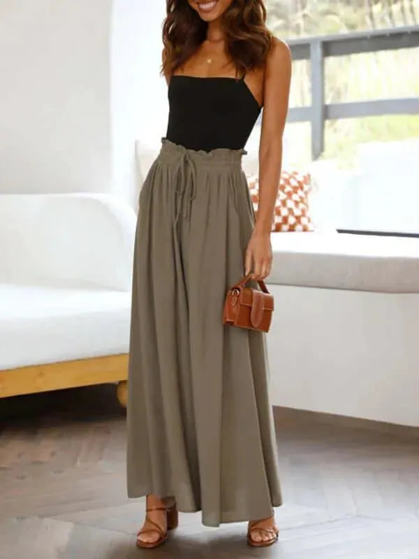 Casual Loose Wide Leg Women Pants - Women Pants - LeStyleParfait