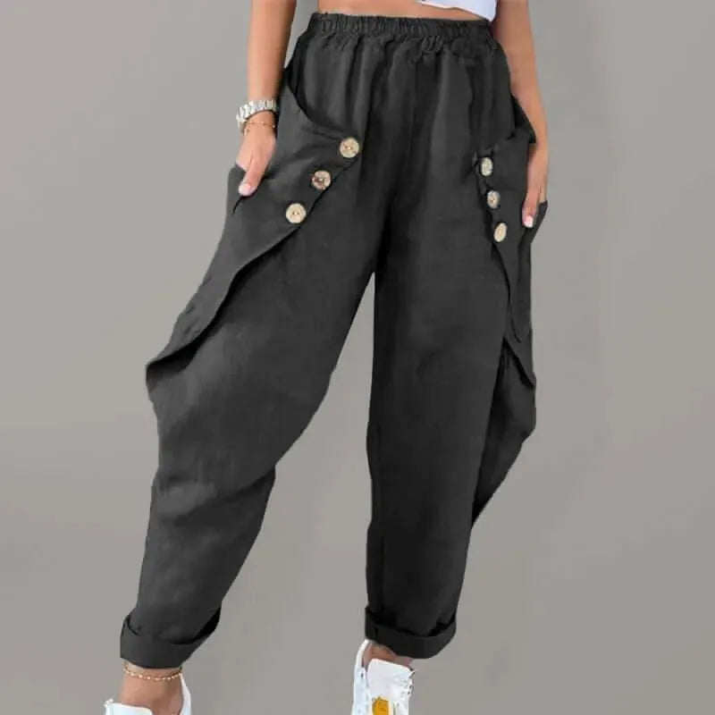 Casual Loose Women Cargo Pants - Women Pants - LeStyleParfait