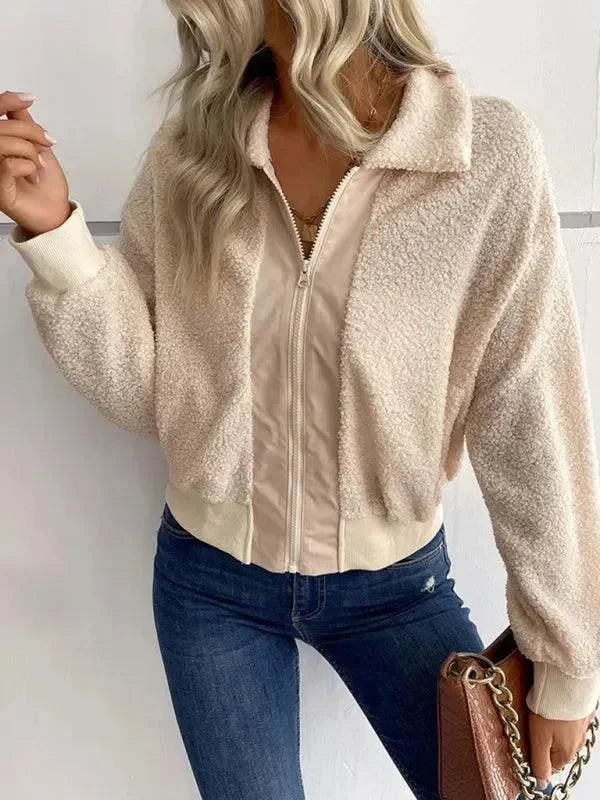 Casual Slim Fit Zip Women's Winter Jacket - Winter Jacket - LeStyleParfait