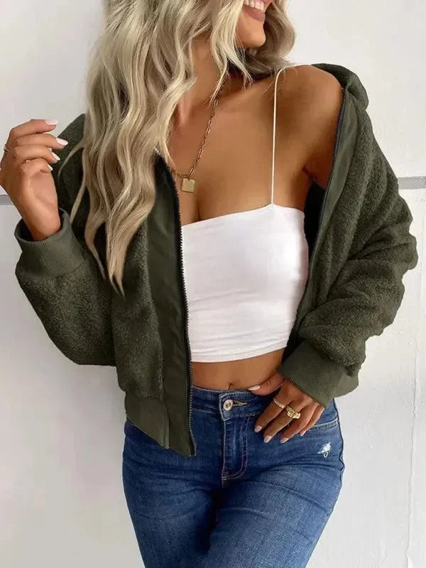 Casual Slim Fit Zip Women's Winter Jacket - Winter Jacket - LeStyleParfait