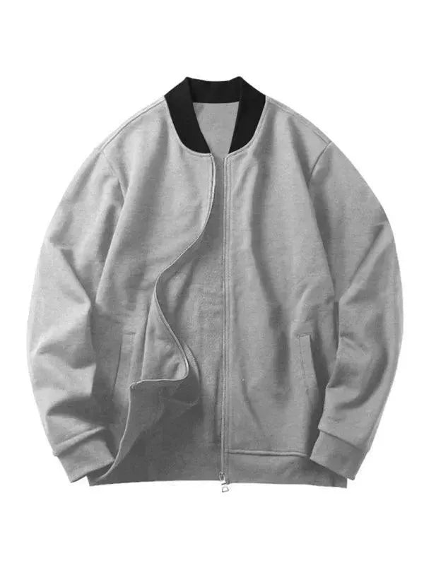 Men's Clothing Set Casual Zipper Plain-Solid Outfit Set - LeStyleParfait