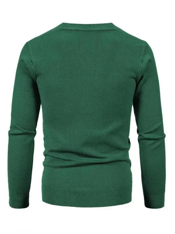 Casual Solid Men Cardigan Sweater - Cardigan Sweater - LeStyleParfait