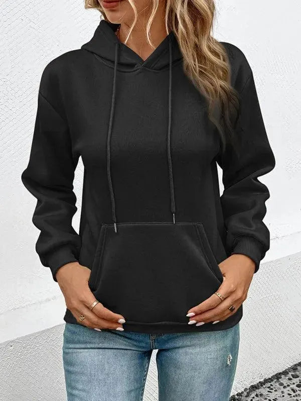 Casual Solid Women Hoodie - Women Hoodie - LeStyleParfait