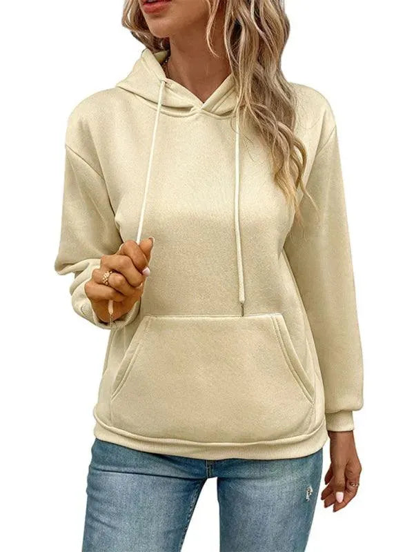 Casual Solid Women Hoodie-Women Hoodie-LeStyleParfait