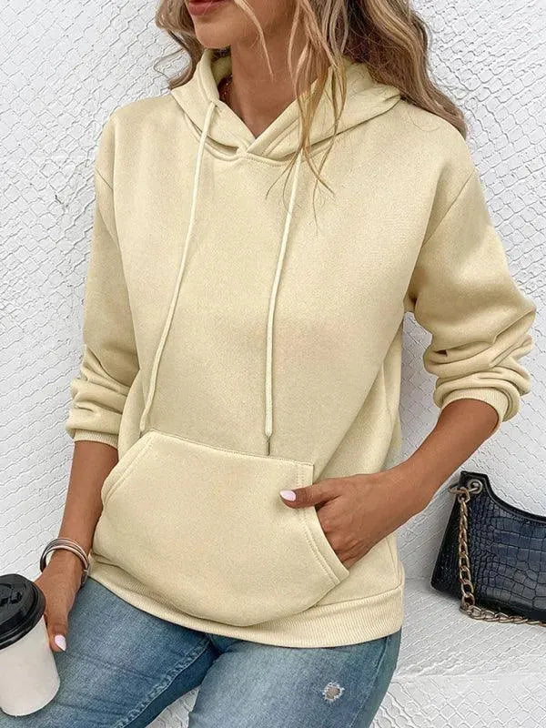 Casual Solid Women Hoodie-Women Hoodie-LeStyleParfait