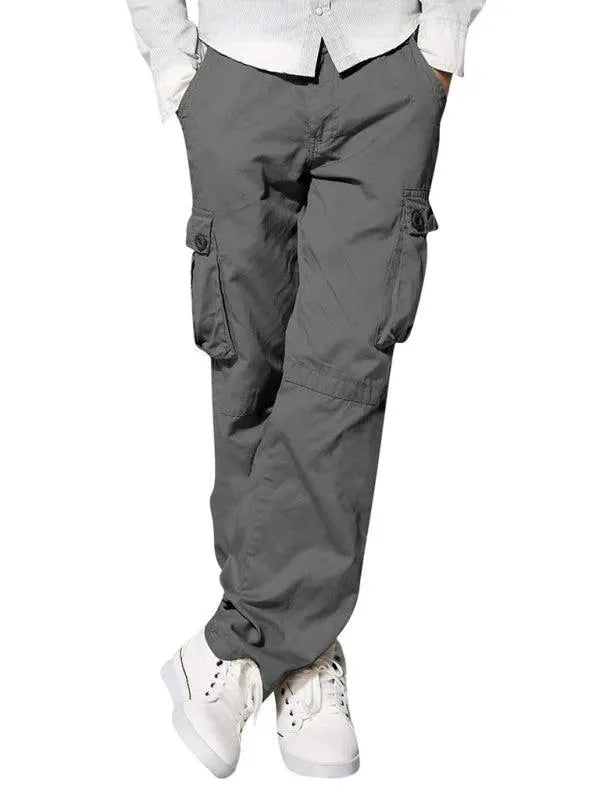 Casual Straight Loose Men Cargo Pants - Cargo Pants - LeStyleParfait