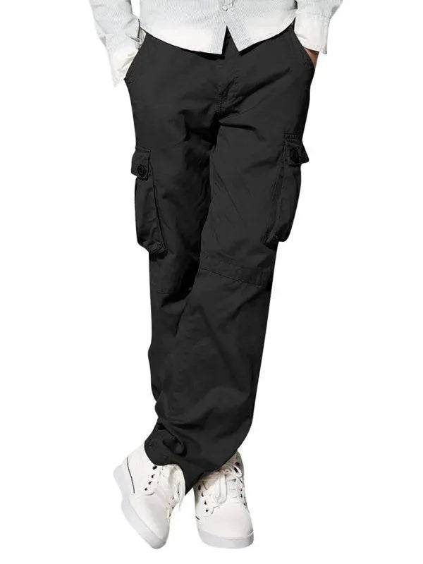 Casual Straight Loose Men Cargo Pants - Cargo Pants - LeStyleParfait