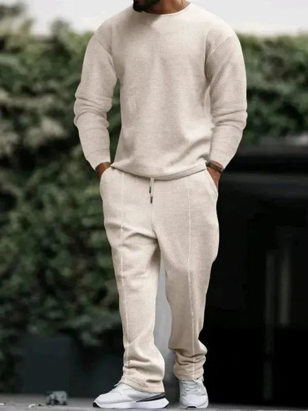 Casual Sweatshirt Loose Men Tracksuit - Tracksuit - LeStyleParfait
