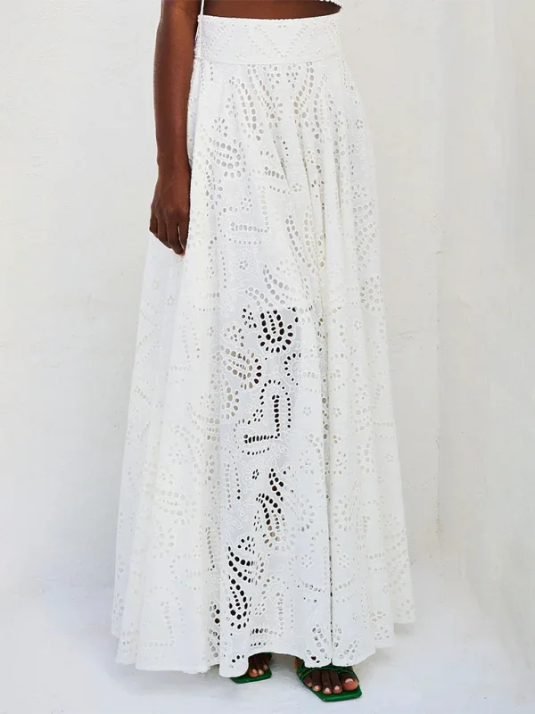 Casual Textured Sleeveless Maxi Dress