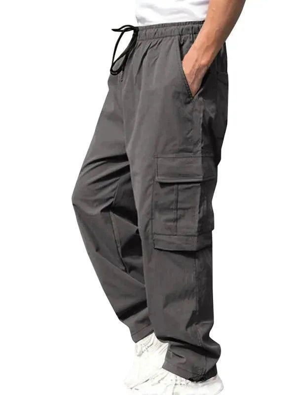 Loose Straight Casual Trousers - Men's Pants - LeStyleParfait