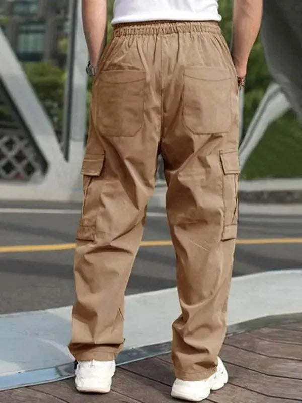 Loose Straight Casual Trousers - Men's Pants - LeStyleParfait