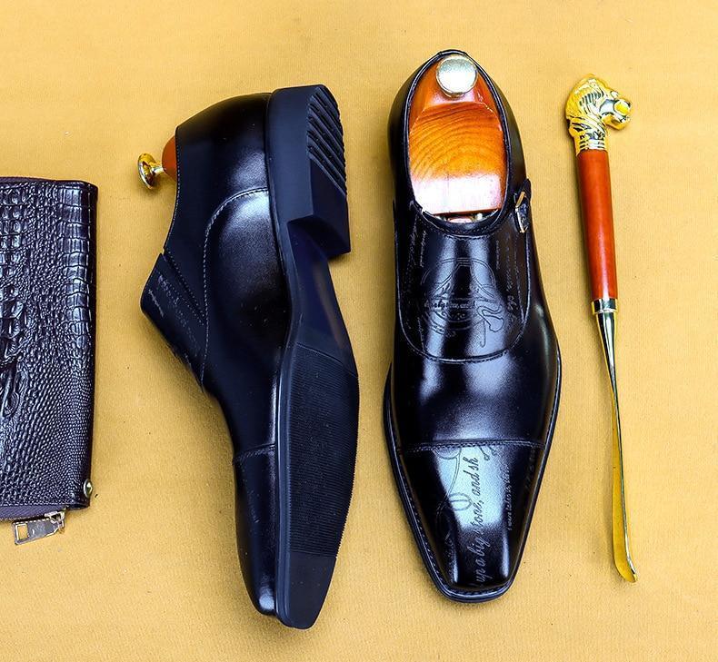Cencio Monk Strap Oxford Shoes For Men - Shoes - LeStyleParfait Kenya