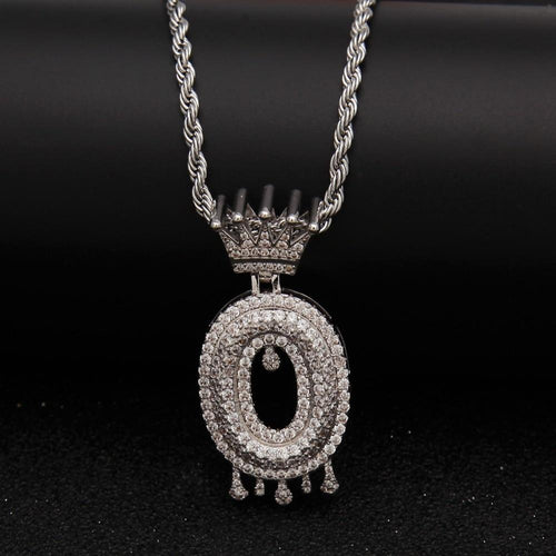 Chain Necklace - Letter "O" Pendant - Pendant Necklace - LeStyleParfait