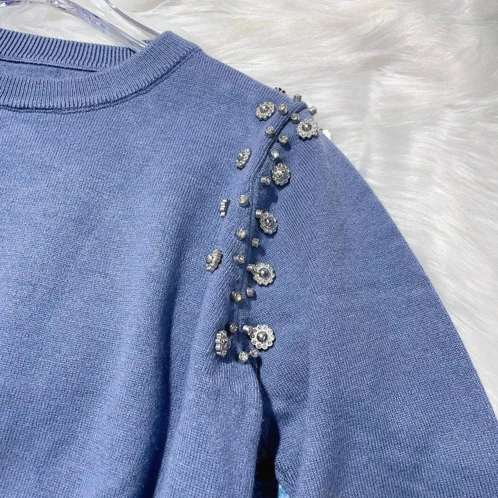 Chic Casual Women Knit Two-Piece Skirt Set - Knit Skirt Set - LeStyleParfait