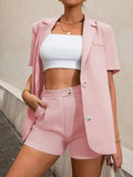 Chic Women Casual Summer Two-Piece Shorts Set - Casual Short Set - LeStyleParfait