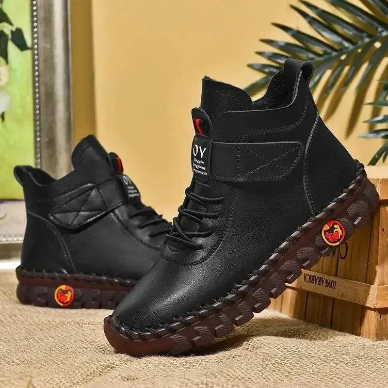Chucky Heel Ankle Snow Boots - Snow Boots - LeStyleParfait