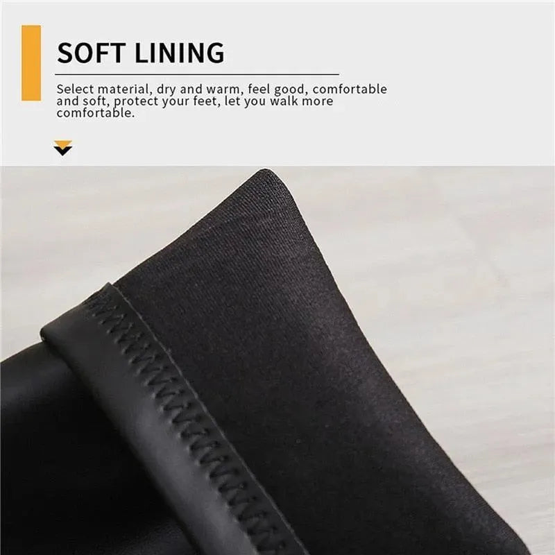 Chunky Black Block Platform Boots - Wedge Shoes - LeStyleParfait