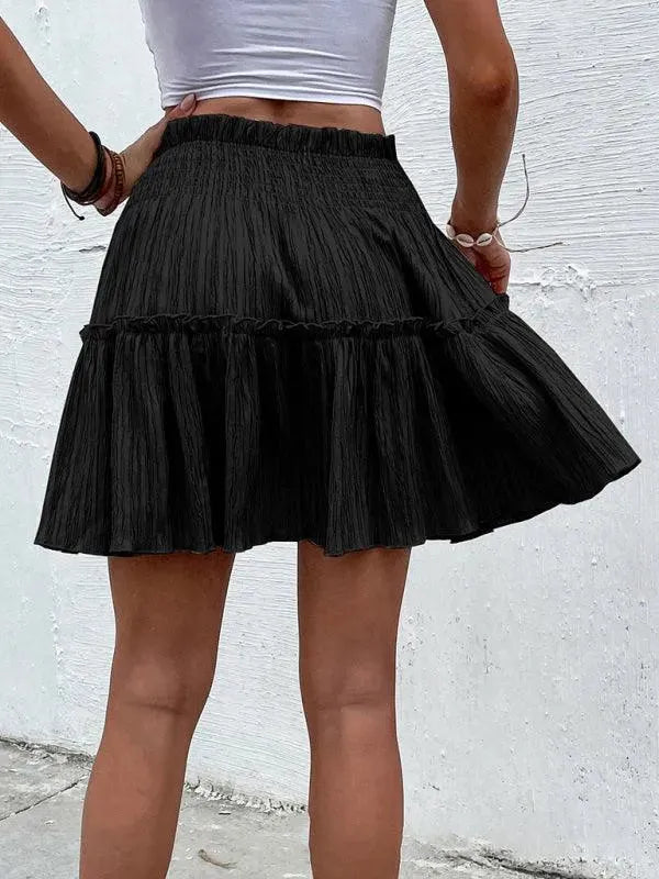 Classic Casual Mini Skirt-Women's Skirt-LeStyleParfait