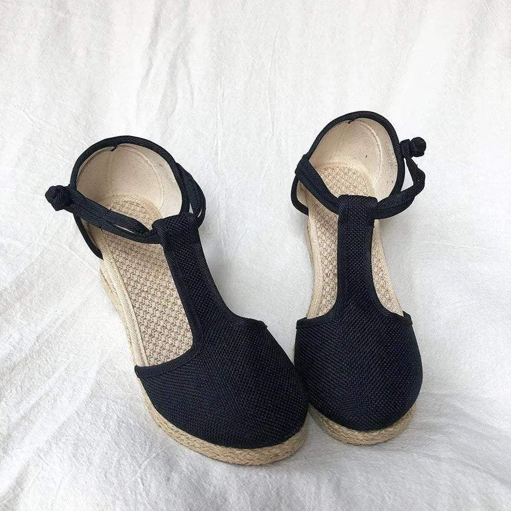Comfortable Wedge Sandal Shoes - Wedge Shoes - LeStyleParfait