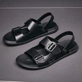 Concise Leather Sandals - Sandals - LeStyleParfait
