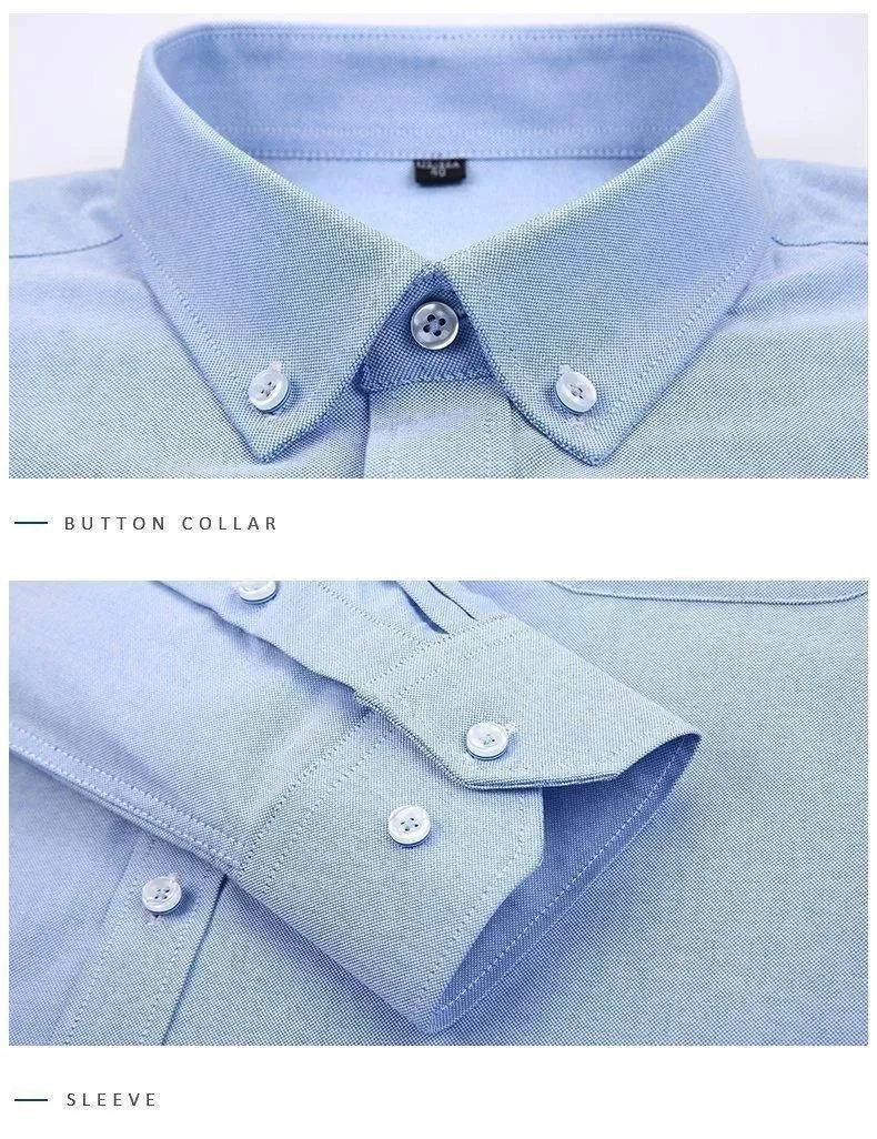 Cotton White Wedding Men Dress Shirt - Dress Shirt - LeStyleParfait