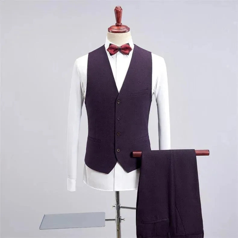 Cowell Tuxedo Wedding Suit, Shawl Collar - Tuxedo Suit - LeStyleParfait