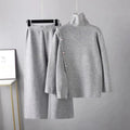 Cozy Casual Wool Two-Piece Pants Set - Casual Pants Set - LeStyleParfait