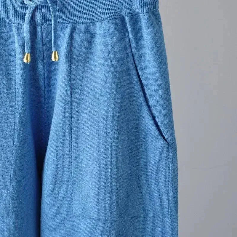 Cozy Women Casual Knit Two-Piece Set - Casual Knit Two-Piece Set - LeStyleParfait