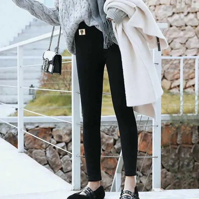 High Waist Thermal Leggings - Leggings - LeStyleParfait