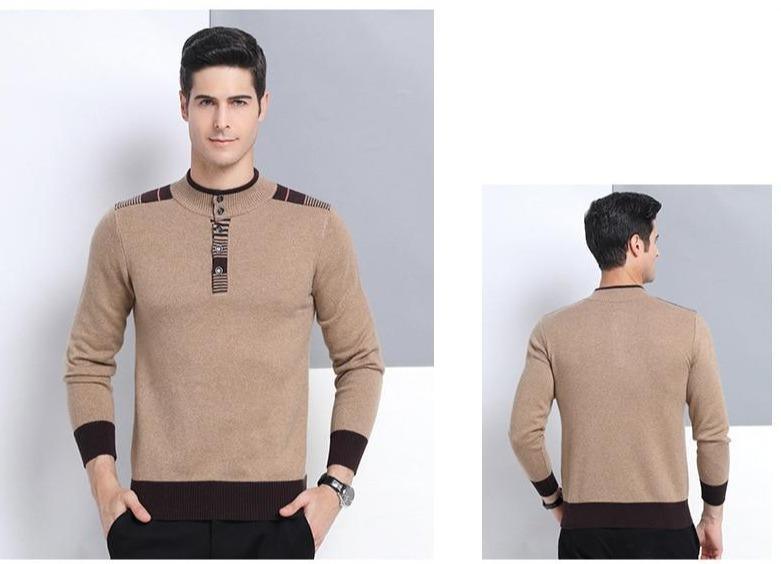 Crewneck Wool Sweater For Men - Sweater - LeStyleParfait Kenya