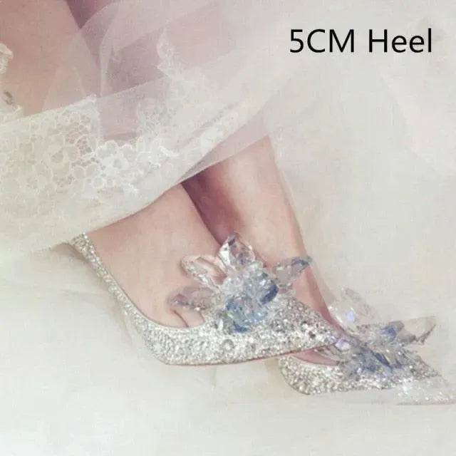 Crystal Rhinestone Wedding Pumps Shoes - Pumps Shoes - LeStyleParfait