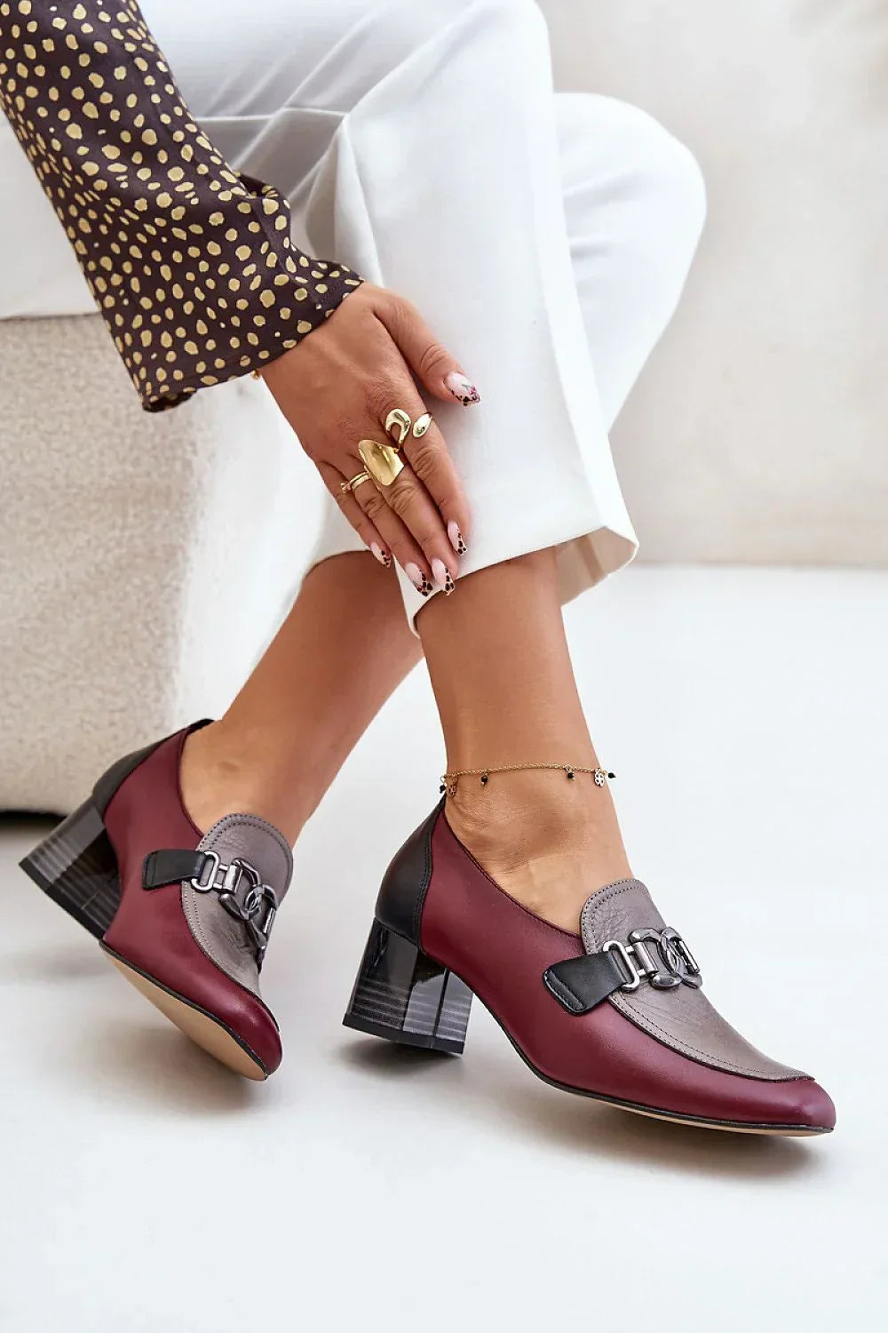 Block heel pumps model 201038 Step in style 