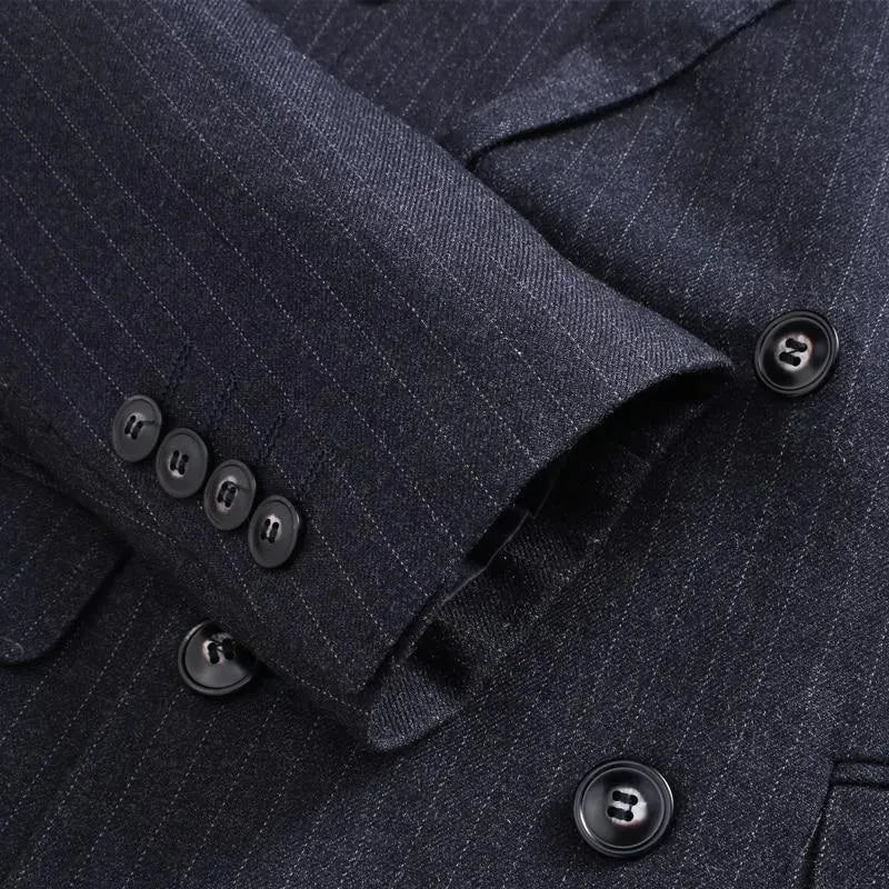 D. Craig Double Breasted Suit - Two Piece Suit - LeStyleParfait