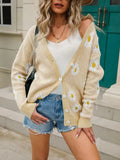 Daisy Knitted Women Cardigan Sweater - Cardigan Sweater - LeStyleParfait