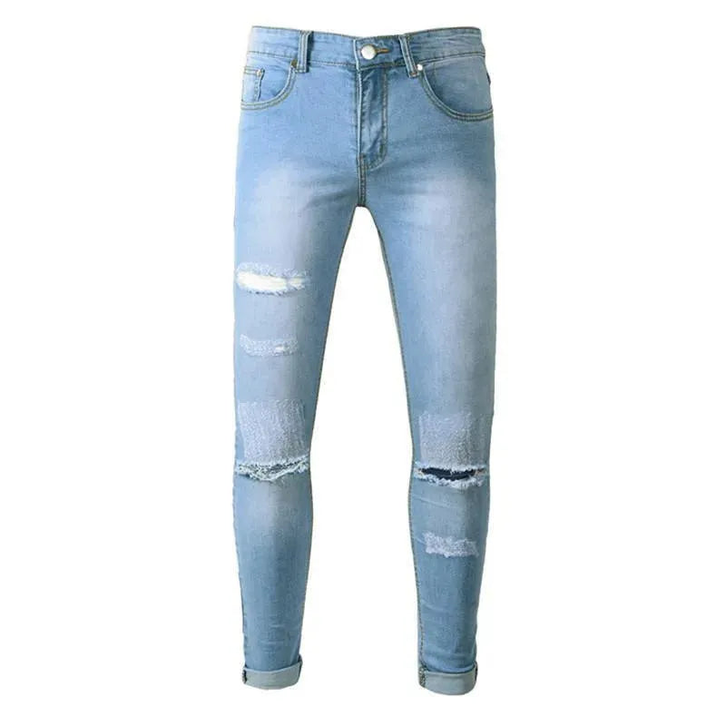 Distressed Denim Jeans Pants For Men - Men's Jeans - LeStyleParfait