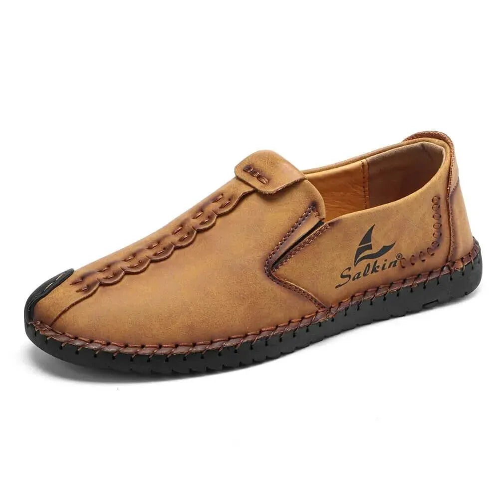 Drake Slip-On Leather Shoes - Casual Shoes - LeStyleParfait