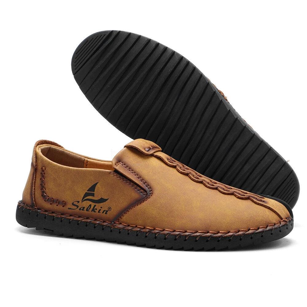 ''Drake'' - Slip-On Leather Shoes - Shoes - LeStyleParfait Kenya