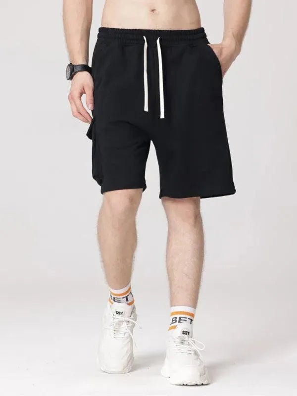 Drawstring Men Cargo Shorts - Men's Shorts - LeStyleParfait