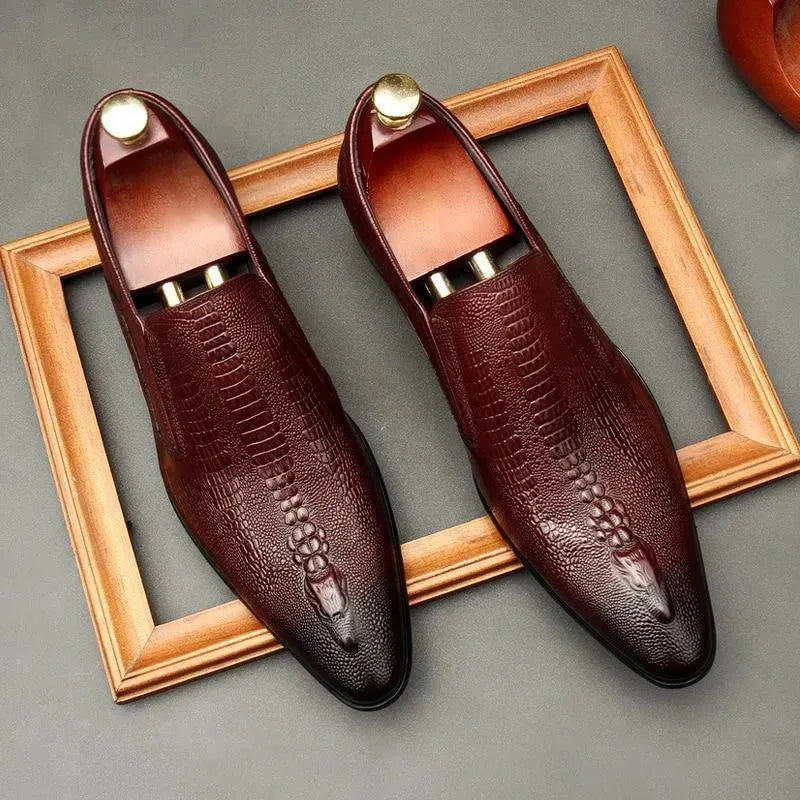 Dress Shoes - Lorenzo Leather Shoes - Dress Shoes - LeStyleParfait