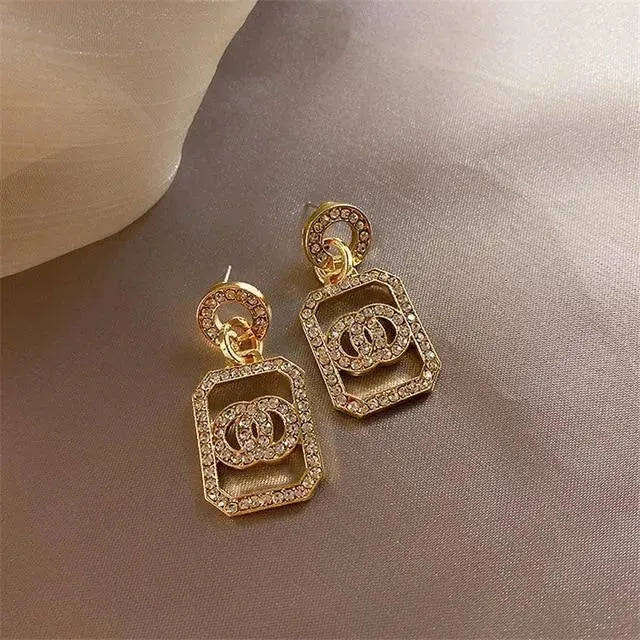 Drop Earrings Gold & Silver For Women - Earrings - LeStyleParfait