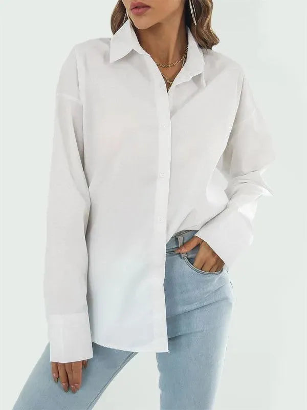 Drop Shoulder Women Shirt - Women's Shirt - LeStyleParfait