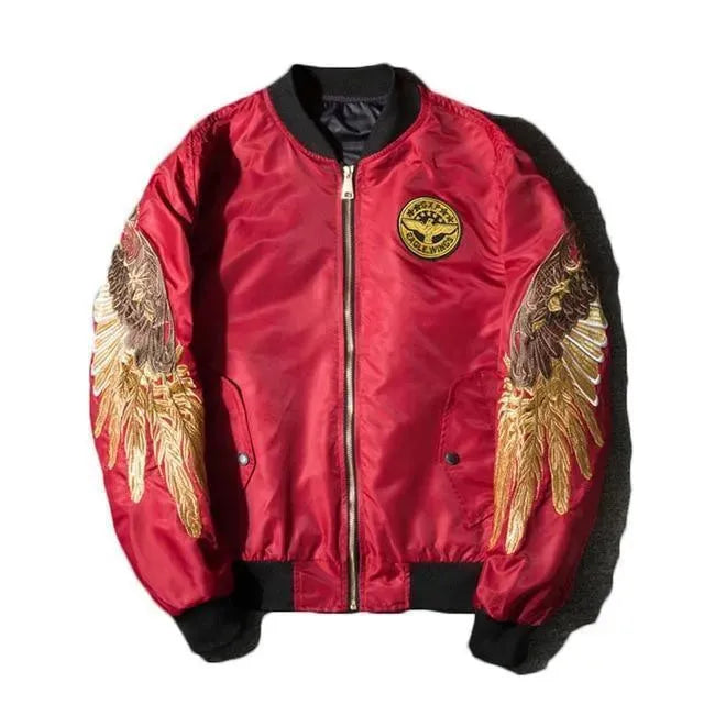 Eagle Wings Bomber Jacket - Bomber Jacket - LeStyleParfait